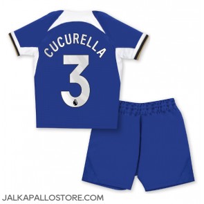 Chelsea Marc Cucurella #3 Kotipaita Lapsille 2023-24 Lyhythihainen (+ shortsit)